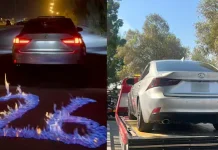 പൊതുനിരത്തിൽ യുവാവിന്റെ സാഹസിക പിറന്നാൾ ആഘോഷം; ഉടനടി പോലീസിന്റെ വേറിട്ട ‘സമ്മാനം’