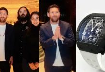 ലോകത്താകമാനമായി 12 എണ്ണം, 10.91 കോടി വരുന്നൊരു അത്യാഡംബര വാച്ച്; മെസിക്ക് സമ്മാനിച്ച് ആനന്ദ് അംബാനി