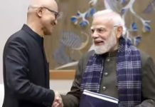 ഇന്ത്യയിൽ എഐ രംഗത്ത് 1.5 ലക്ഷം കോടി രൂപ നിക്ഷേപിക്കാനൊരുങ്ങി മൈക്രോസോഫ്റ്റ്