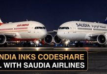 ഇന്ത്യ-സഊദി വിമാന യാത്ര എളുപ്പമാകും; സഊദിയയും എയർ ഇന്ത്യയും കരാറിൽ ഒപ്പുവച്ചു, ഫെബ്രുവരി മുതൽ സിംഗിൾ ടിക്കറ്റ് യാത്ര
