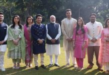 മകന്റെ വിവാഹത്തിന് ക്ഷണക്കത്തുമായി സച്ചിൻ ടെണ്ടുൽക്കർ പ്രധാനമന്ത്രിയുടെ വസതിയിൽ