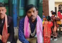 പുലിവാൽ കല്യാണത്തിലെ പ്രശസ്ത രംഗത്തിന്റെ ഒറിജിനൽ സംഭവം, താലികെട്ടിന് ഒരുങ്ങിയ വധുവിന്റെ മുന്നിൽ രണ്ട് വരന്മാർ, പിന്നാലെ സംഘർഷംആഗ്ര: ഉത്തർപ്രദേശിലെ മുസാഫർനഗറിലെ ഖതൗലി പ്രദേശത്ത് വിവാഹത്തിന് എത്തിയത് രണ്ട് വരന്മാർ. തുടർന്ന് നടന്ന സംഘർഷത്തിൽ വിവാഹം മുടങ്ങി. വധുവിന് പ്രായപൂർത്തിയായിട്ടില്ലെന്ന് ഗ്രാമീണൻ ചൈൽഡ് ഹെൽപ്പ് ലൈനിൽ വിവരം അറിയിച്ചതിനെ തുടർന്ന് അധികൃതരും പൊലീസും സ്ഥലത്തെത്തി. ഷംലിയിൽ നിന്നും മീററ്റിൽ നിന്നും വന്ന വരന്മാർ വിവാഹ ഘോഷയാത്രയുമായി ഗ്രാമത്തിലെത്തി. വധുവിന് വേണ്ടി അവകാശ വാദം ഉന്നയിച്ചതോടെയാണ് പ്രശ്നങ്ങൾ ആരംഭിച്ചതെന്ന് പൊലീസ് പറഞ്ഞു. ബാലവിവാഹം നടക്കാൻ സാധ്യതയുണ്ടെന്ന മുന്നറിയിപ്പ് ലഭിച്ചതിനെത്തുടർന്ന് അധികൃതരും ഗ്രാമത്തിലെത്തി. പെൺകുട്ടിയുടെ പ്രായം സ്ഥിരീകരിക്കുന്ന ഒരു രേഖയും കുടുംബാംഗങ്ങൾക്ക് ഹാജരാക്കാൻ കഴിഞ്ഞില്ല. തുടർന്ന് പെൺകുട്ടിയെ ചൈൽഡ് ലൈൻ അധികൃതർ വൺ-സ്റ്റോപ്പ് സെന്ററിലേക്ക് കൊണ്ടുപോയി. കൂടുതൽ സഹായത്തിനായി അവളെ ചൈൽഡ് വെൽഫെയർ കമ്മിറ്റിക്ക് മുന്നിൽ ഹാജരാക്കും. വൈദ്യപരിശോധനയിലൂടെ അവളുടെ പ്രായം നിർണ്ണയിക്കുമെന്ന് ഉദ്യോഗസ്ഥർ കൂട്ടിച്ചേർത്തു. ഷംലി ജില്ലയിലെ ബാബരി ഗ്രാമത്തിൽ താമസിക്കുന്ന പ്രദീപ് കുമാറുമായി (20) ആറ് മാസം മുമ്പ് മകളുടെ വിവാഹം നിശ്ചയിച്ചിരുന്നതായി വധുവിന്റെ പിതാവ് പോലീസിനോട് പറഞ്ഞു. എന്നിരുന്നാലും, നിശ്ചയിച്ചിരുന്ന ചടങ്ങിന് ഒരു ദിവസം മുമ്പ്, തിങ്കളാഴ്ച കുമാറിന്റെ സഹോദരൻ മരിച്ചു. തുടർന്ന് വിവാഹക്കാര്യത്തിൽ വരന്റെ വീട്ടുകാർ ആശങ്ക പ്രകടിപ്പിച്ചു. വിവാഹം നടക്കുമോ എന്ന കാര്യത്തിൽ വരന്റെ വീട്ടുകാരിൽ നിന്ന് അന്തിമ ഉറപ്പ് ലഭിച്ചില്ല. ഇതോടെ, മീററ്റിലെ മെഡിക്കൽ പോലീസ് സ്റ്റേഷൻ പരിധിയിലുള്ള ഡിഗ്ഗി ഗ്രാമത്തിലെ താമസക്കാരനായ ആകാശുമായി തിങ്കളാഴ്ച വൈകുന്നേരം കുടുംബം വിവാഹം ഉറപ്പിച്ചു. ഇതോടെ വിവാഹ ദിനം രണ്ട് വരന്മാരും എത്തി. ഇത് കുടുംബങ്ങൾക്കിടയിൽ തർക്കത്തിനും ഗ്രാമത്തിൽ ആശയക്കുഴപ്പത്തിനും കാരണമായി. Latest Videos ഇന്ത്യയിലെയും ലോകമെമ്പാടുമുള്ള എല്ലാ Viral News അറിയാൻ എപ്പോഴും ഏഷ്യാനെറ്റ് ന്യൂസ് വാർത്തകൾ. Latest Malayalam News എന്നിവയുടെ തത്സമയ അപ്ഡേറ്റുകളും ആഴത്തിലുള്ള വിശകലനവും സമഗ്രമായ റിപ്പോർട്ടിംഗും — എല്ലാം ഒരൊറ്റ സ്ഥലത്ത്. ഏത് സമയത്തും, എവിടെയും വിശ്വസനീയമായ വാർത്തകൾ ലഭിക്കാൻ Asianet News Malayalam About the Author WD Web Desk വാർത്ത ഉത്തർ പ്രദേശ് GN Follow Us FB TW Linkdin Whatsapp Native Share Download App Google play App store Recommended Stories ഇതുവരെ കാണാത്ത ചാണ്ടി ഉമ്മൻ; ഭക്തിഗാനമേളക്ക് പാട്ടിനൊപ്പം നാട്ടുകാർക്കൊപ്പം തുള്ളിച്ചാടി നൃത്തം ചെയ്തു-വീഡിയോ ഇതുവരെ കാണാത്ത ചാണ്ടി ഉമ്മൻ; ഭക്തിഗാനമേളക്ക് പാട്ടിനൊപ്പം നാട്ടുകാർക്കൊപ്പം തുള്ളിച്ചാടി നൃത്തം ചെയ്തു-വീഡിയോ സമ്പന്ന വീട്ടിലെ സ്ത്രീകള് ഷോപ്പിലെത്തി, ആരും കാണാതെ 10000 രൂപയുടെ ബ്രാകളും പാന്റീസും ബാഗിലിട്ടു, സിസിടിവി നോക്കിയപ്പോൾ അടിവസ്ത്ര മോഷണം! സമ്പന്ന വീട്ടിലെ സ്ത്രീകള് ഷോപ്പിലെത്തി, ആരും കാണാതെ 10000 രൂപയുടെ ബ്രാകളും പാന്റീസും ബാഗിലിട്ടു, സിസിടിവി നോക്കിയപ്പോൾ അടിവസ്ത്ര മോഷണം! കെ-പോപ്പ് കോൺസേർട്ടുകളിൽ ‘ഹൈറ്റ് റേസ്’; പ്ലാറ്റ്ഫോം ഷൂസുകൾ വില്ലനാകുന്നുവോ? സോഷ്യൽ മീഡിയയിൽ സുരക്ഷാ ചർച്ചകൾ കൊഴുക്കുന്നു! കെ-പോപ്പ് കോൺസേർട്ടുകളിൽ ‘ഹൈറ്റ് റേസ്’; പ്ലാറ്റ്ഫോം ഷൂസുകൾ വില്ലനാകുന്നുവോ? സോഷ്യൽ മീഡിയയിൽ സുരക്ഷാ ചർച്ചകൾ കൊഴുക്കുന്നു! ഭാവി മരുമകനൊപ്പം ഒളിച്ചോടിയ 43കാരി വീണ്ടും ഒളിച്ചോടി, ഇത്തവണ ഭർത്താവിന്റെ സഹോദരീ ഭർത്താവിനൊപ്പം, പരാതിയുമായി ഭർത്താവ് ഭാവി മരുമകനൊപ്പം ഒളിച്ചോടിയ 43കാരി വീണ്ടും ഒളിച്ചോടി, ഇത്തവണ ഭർത്താവിന്റെ സഹോദരീ ഭർത്താവിനൊപ്പം, പരാതിയുമായി ഭർത്താവ് Latest Videos പാചകവാതക പ്രതിസന്ധിയിൽ ആശങ്ക വേണ്ടെന്ന് ആവർത്തിച്ച് കേന്ദ്രം | Cooking gas shortage | Gas cylinder വീണ ജോർജിൻ്റെ വാദങ്ങൾ പൊളിയുന്നു; കഴുത്തിൽ ആക്രമിച്ചതായി മെഡിക്കൽ റിപ്പോർട്ടിൽ ഇല്ല | Veena George Advertisement You may like Mysterious Deaths Seemingly Caused By Mummy Curses Brainberries Learn more طائرة أقلعت بالخطأ – شاهد ماذا حدث infotime تابع 10 صور شاطئية ستضفي البهجة على يومك في ثانية واحدة infotime تابع رفض حصان للولادة يثير عملية إنقاذ بيطرية دراماتيكية! infotime تابع بعد الحادثة، بكت القرية بأكملها من الضحك infotime تابع Shannen Doherty’s Most Defining Moments Revealed Herbeauty Learn more تعرف على المرأة الخيلية: ستُذهلك مقاطع الفيديو الخاصة بها infotime تابع What’s really going on with Selena Gomez’s health in 2026 Brainberries Learn more Curvy Women’s Charisma: Why Men Are So Attracted Herbeauty Learn more Have You Seen The Alternative Ending Of Pride & Prejudice? Brainberries Learn more എം ആർ അജിത് കുമാറിനെ എക്സൈസ് കമ്മീഷണർ ചുമതലയിൽ നിന്ന് മാറ്റി; അഡീഷണൽ … asianetnews.com കൂടുതൽ അറിയുക ‘ആശുപത്രി കാശും കുറച്ചിരുന്നെങ്കിൽ, വീണ്ടും പിള്ളേരെ ഉണ്ടാക്കിയേനെ’; … asianetnews.com കൂടുതൽ അറിയുക Is There An Intersex Whale? This Finding Baffles Science Brainberries Learn more 10 Giant Invertebrates You’ll Wish You’d Never Seen Brainberries Learn more പശ്ചിമേഷ്യൻ സംഘർഷം ആരംഭിച്ചതിന് പിന്നാലെ ഫോസിൽ ഇന്ധന കയറ്റുമതിയിൽ വൻ … asianetnews.com കൂടുതൽ അറിയുക ശരീരഭാരം നിയന്ത്രിക്കുന്നതിന് സ്ത്രീകൾ കഴിക്കേണ്ട പ്രോട്ടീൻ അടങ്ങിയ … asianetnews.com കൂടുതൽ അറിയുക You Remember “Twilight” Differently! Wait Till You See These Brainberries Learn more Wrinkle-Free With Vaseline? What You Should Know First Herbeauty Learn more പ്രാദേശിക വ്യോമപരിധി നിയന്ത്രണം തുടരുന്നു; ഒമാൻ എയർ നിരവധി സർവീസുകൾ … asianetnews.com കൂടുതൽ അറിയുക കൗമാരക്കാരായ പെൺകുട്ടികൾക്കിടയിൽ പുകവലി കൂടുന്നു, പുകയില വിമുക്ത … asianetnews.com കൂടുതൽ അറിയുക The Secret To Keeping Your Bananas Fresh For Days Herbeauty Learn more Awkward Olympic Moments Caught On Camera Brainberries Learn more കൊച്ചിയിലെ സ്പായിൽ വിജിലൻസ് പരിശോധനക്ക് വിധേയനായ സിഐക്ക് സ്ഥലംമാറ്റം; … asianetnews.com കൂടുതൽ അറിയുക വയോധികയെ കടിച്ചുകൊന്ന നായക്ക് പേവിഷബാധ, പ്രദേശത്ത് സ്പെഷ്യൽ ഡ്രൈവ് നടത്താൻ … asianetnews.com കൂടുതൽ അറിയുക You’ll Be Surprised Who Tops This Badass Women Of TV List Herbeauty Learn more This Scene Made Fans Cringe Harder Than Anywhere Else Brainberries Learn more സംഘാടകർക്ക് പിഴവ് പറ്റി?; മന്ത്രി സജി ചെറിയാനെതിരായ എം എം മണിയുടെ … asianetnews.com കൂടുതൽ അറിയുക കെ സുധാകരന് അതൃപ്തിയില്ല, പാര്ട്ടി പരിപാടിക്ക് പോയതാണ് തിരിച്ചുവരും; രമേശ് … asianetnews.com കൂടുതൽ അറിയുക This Is The #1 Predictor Of Relationship Longevity Herbeauty Learn more Every 35 Seconds A Baby Is Born Via IVF! Herbeauty Learn more Home News Viral News പുലിവാൽ കല്യാണത്തിലെ പ്രശസ്ത രംഗത്തിന്റെ ഒറിജിനൽ സംഭവം, താലികെട്ടിന് ഒരുങ്ങിയ വധുവിന്റെ മുന്നിൽ രണ്ട് വരന്മാർ, പിന്നാലെ സംഘർഷം