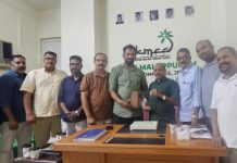 കെഎംസിസി യാത്രയയപ്പ് നല്കി