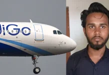 പറക്കുന്ന വിമാനത്തിന്റെ വാതിൽ തുറക്കാൻ ശ്രമിച്ച് യാത്രക്കാരൻ