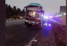 ബസ് ഡിവൈഡറിലേക്ക് ഇടിച്ചു കയറി: 4 മലയാളികൾ മരിച്ചു