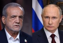 പെസഷ്കിയാനുമായി ഫോണില് സംസാരിച്ച് പുടിന്; യുദ്ധം അവസാനിപ്പിക്കാന് ആവശ്യപ്പെട്ടു