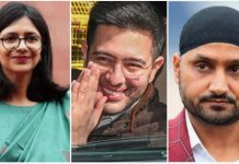 സ്വാതി മാലിവാളും ഹർഭജൻ സിങുമടക്കം 10 എഎപി എംപിമാരിൽ ഏഴ് പേരും ബിജെപിയിലേക്ക്; ഇതു ചതി, രാഘവ് ഛദ്ദയ്ക്ക് ഓഫർ കേന്ദ്ര മന്ത്രിസ്ഥാനമെന്ന് എഎപി