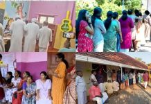 കേരളം വിധിയെഴുതി; മുന്നണികൾക്ക് ഇനി നെഞ്ചിടിപ്പിന്റെ 25 ദിനങ്ങൾ