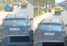 ഫയർഫോഴ്സിൻ്റെ വഴി തടഞ്ഞ കേസ്; വാഹന ഉടമയുടെ ലെസൻസ് സസ്പെൻഡ് ചെയ്തു